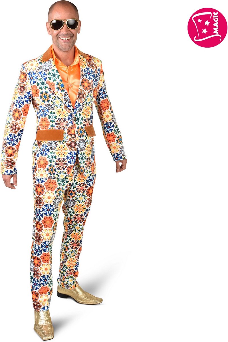 Funky 60s Wilde Rondjes - Man